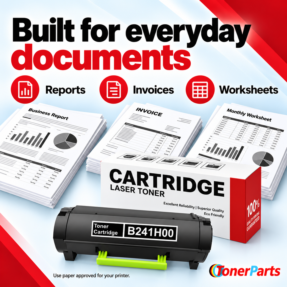 Compatible Lexmark B241H00, B240HA0 Toner Cartridge Black 6000 Pages