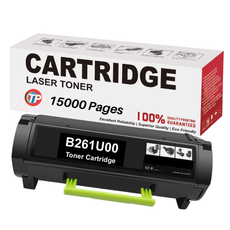 Compatible Lexmark B261U00, B260UA0 Toner Cartridge Black 15000 Pages