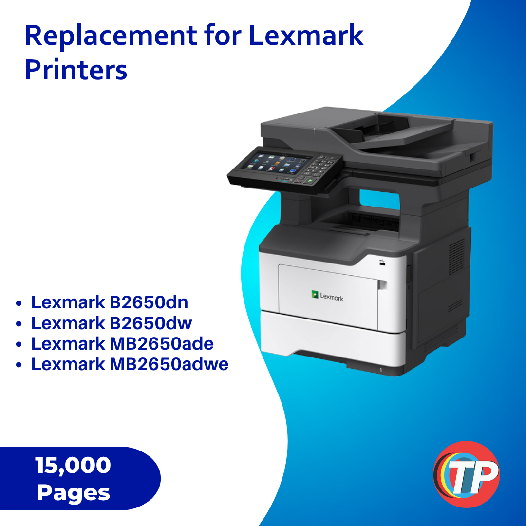 Compatible Lexmark B261U00, B260UA0 Toner Cartridge Black 15000 Pages
