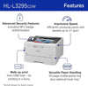 Brother HL-L3295CDW Wireless Color Printer with Duplex, NFC, Mobile Printing & Ethernet