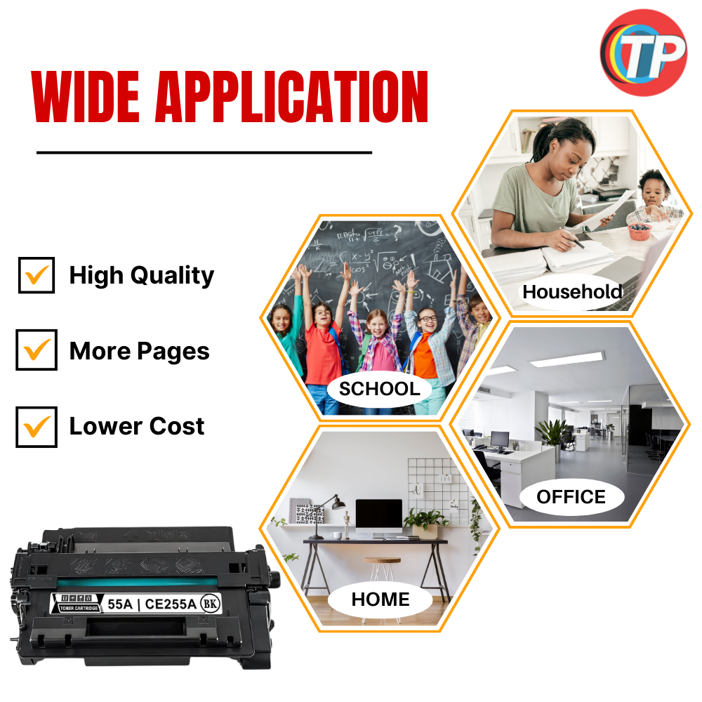 Compatible HP CE255A 55A Toner Cartridge Black 6K