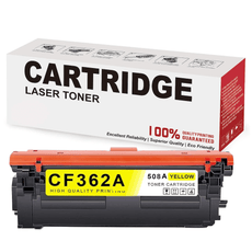 Compatible HP CF362A 508A Toner Cartridge Yellow 5K