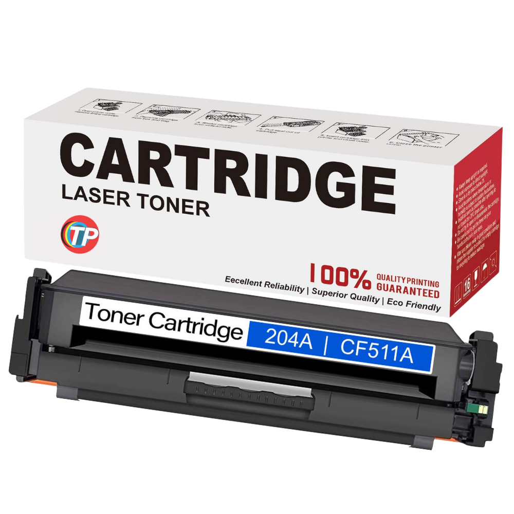 Compatible HP CF511A, 204A Toner Cartridge Cyan 900 Pages