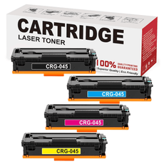 Compatible Canon 045, CRG045 Toner Cartridges BCYM Value Pack