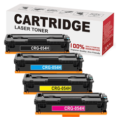 Compatible Canon 054H Toner Cartridges BCYM Value Pack