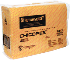 Chicopee® Stretch'n Dust Yellow Cleaning Cloth - Toner Dust Remover (40/Bag)