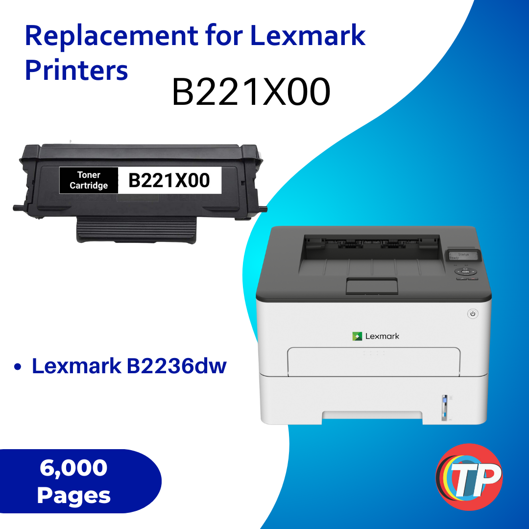 Compatible Lexmark B221X00 Toner Cartridge Black 6000 Pages