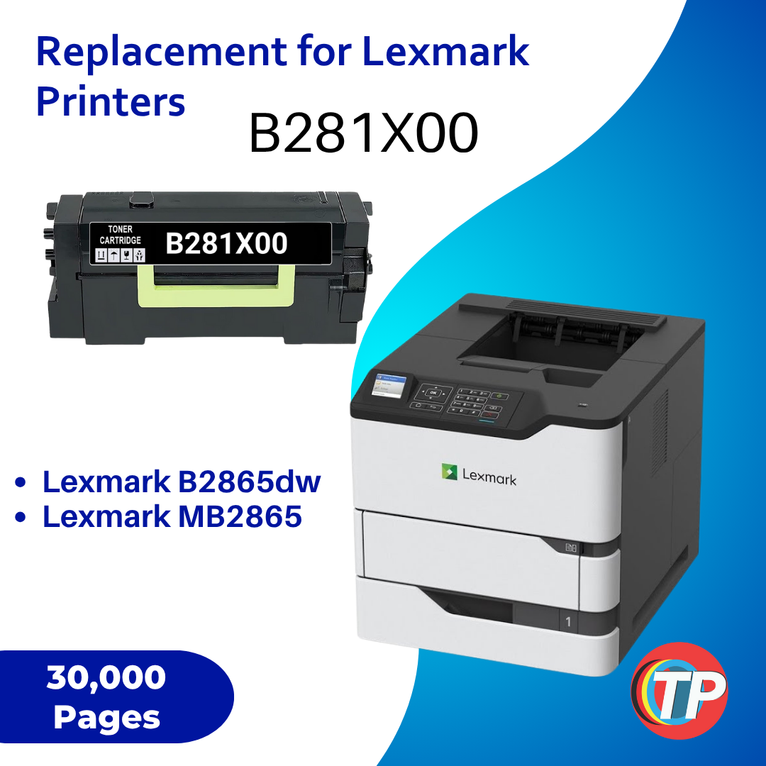 Compatible Lexmark B281X00 Toner Cartridge Black 30,000 Pages