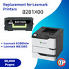 Compatible Lexmark B281X00 Toner Cartridge Black 30,000 Pages