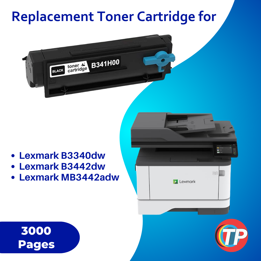 Compatible Lexmark B341H00 Toner Cartridge Black 3000 Pages