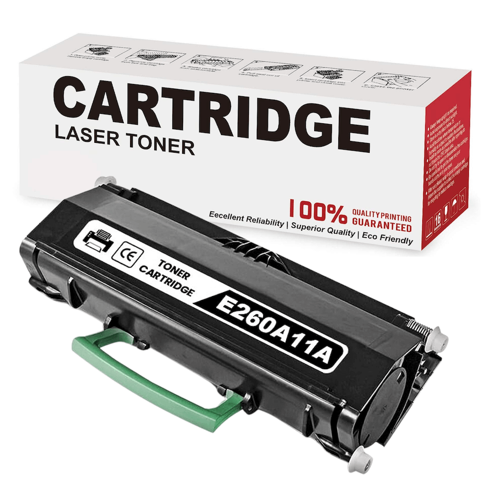 Compatible Lexmark E260A11A E260A21A Toner Cartridge Black 3.5K