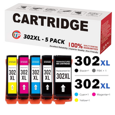 Compatible Epson Expression Premium XP6000/6100, T302XL Ink Cartridges 5 Pack
