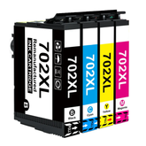 Compatible Epson T702X, T702XL Ink Cartridges BCYM Value Pack