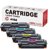 Compatible HP CF410A, CF411A, CF412A, CF413A Toner Cartridges BCYM Value Pack