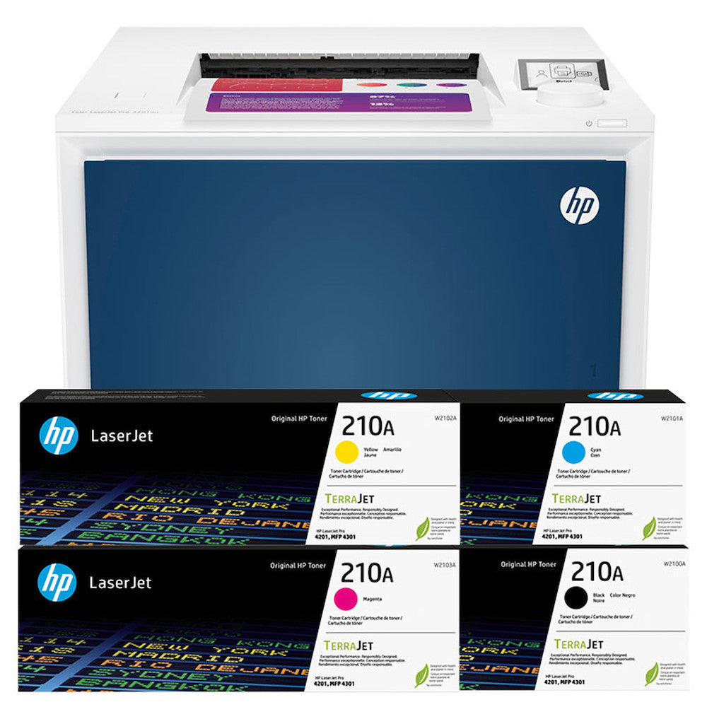 HP Color LaserJet Pro 4201dn Wired Laser Printer with Duplex