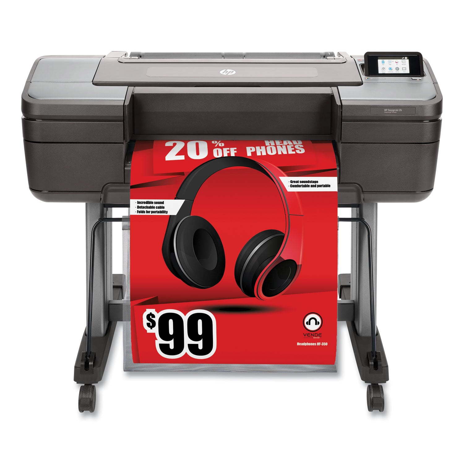 HP Designjet Z6 PostScript Inkjet Large Format Printer - 24