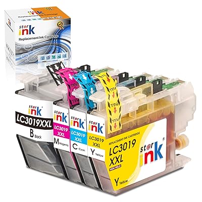 Compatible Brother LC-3019, LC3019, LC3019XL Ink Cartridges BCYM Value Pack