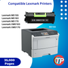 Compatible Lexmark 24B6015 Toner Cartridge For M5155, M5163, M5170, XM5163, XM5170 - 35K