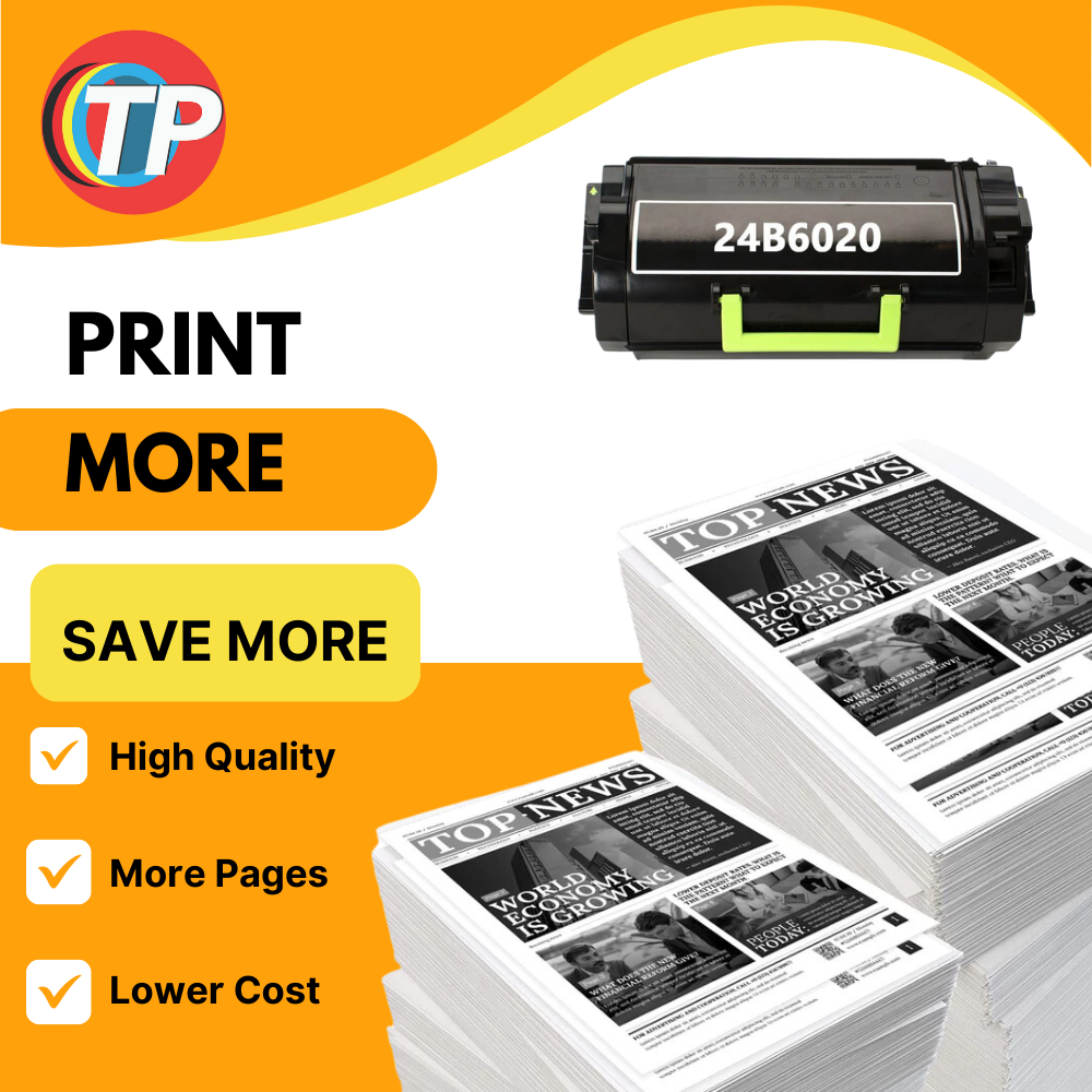 Compatible Lexmark 24B6020 Toner Cartridge Black 35000 Pages