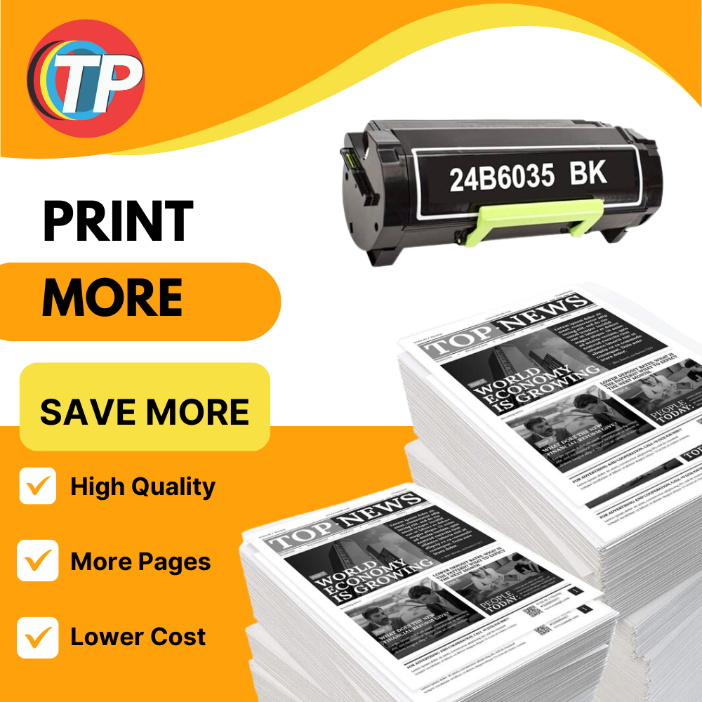 Compatible Lexmark 24B6035 Toner Cartridge for Lexmark M1145, XM1145 - Black 16000 Pages