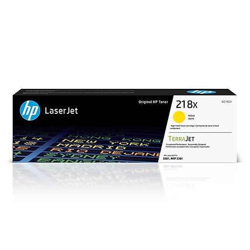 OEM HP 218X, W2182X Toner Cartridge Yellow 2500 Pages