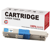 Compatible Okidata 44469703 Toner Cartridge for Okidata C310, C330, C510, C530DN, MC361, MC362W, MC561, MC562W, Cyan 3K