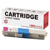 Compatible Okidata 44469702 Toner Cartridge for Okidata C310, C330, C510, C530DN, MC361, MC362W, MC561, MC562W, Magenta 3K