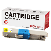 Compatible Okidata 44469701 Toner Cartridge for Okidata C310, C330, C510, C530DN, MC361, MC362W, MC561, MC562W, Yellow 3K