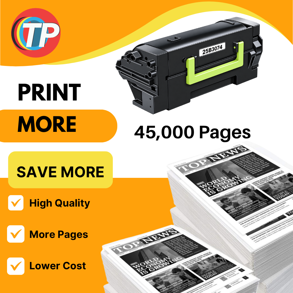 Compatible Lexmark 25B3074 Toner Cartridge Black 45000 Pages