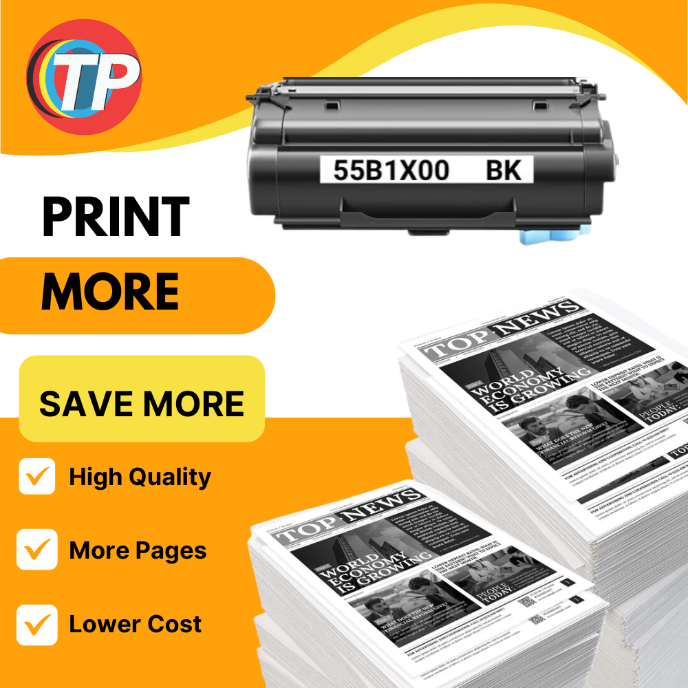 Compatible Lexmark 55B1X00 Toner Cartridge Black 20K