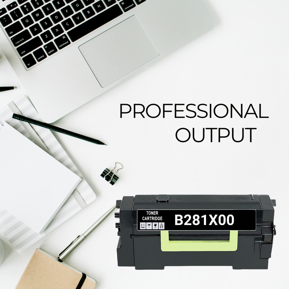Compatible Lexmark B281X00 Toner Cartridge Black 30,000 Pages