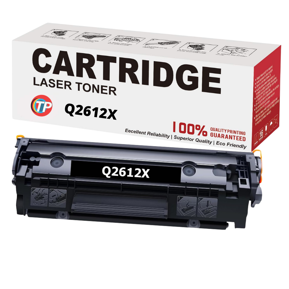 Compatible HP Q2612X, 12X Toner Cartridge Black 3500 Pages