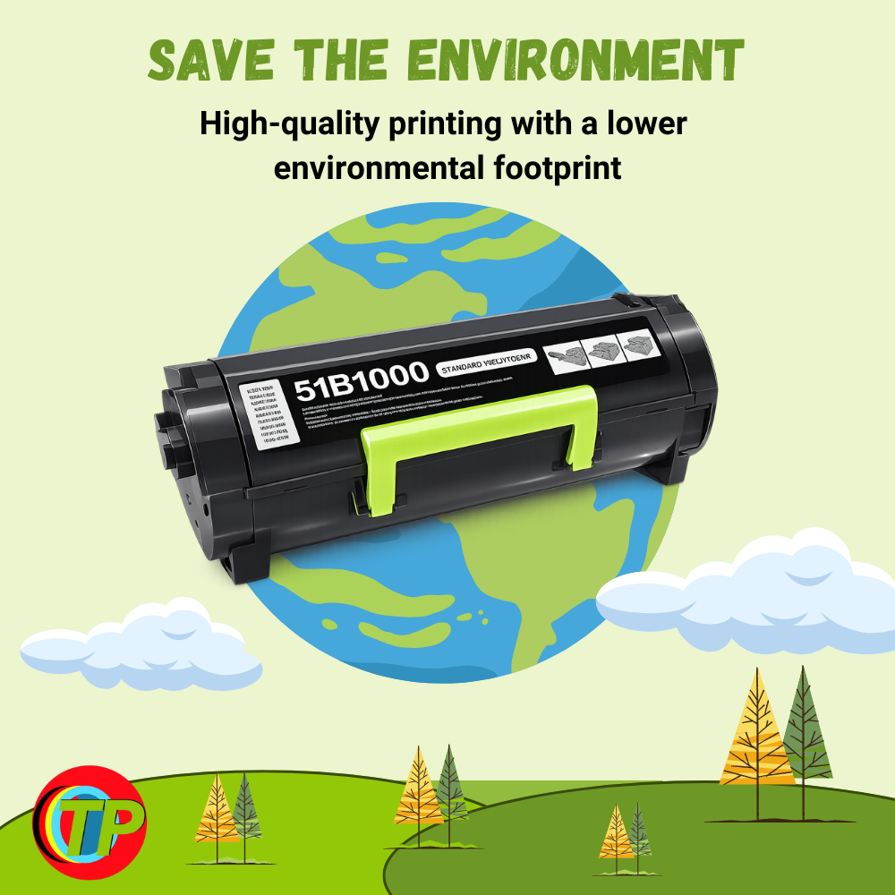 Compatible Lexmark 51B1000 Toner Cartridge For MS317, MS417, MS517, MS617, MX317, MX417, MX517, MX617 Black 2500 Pages