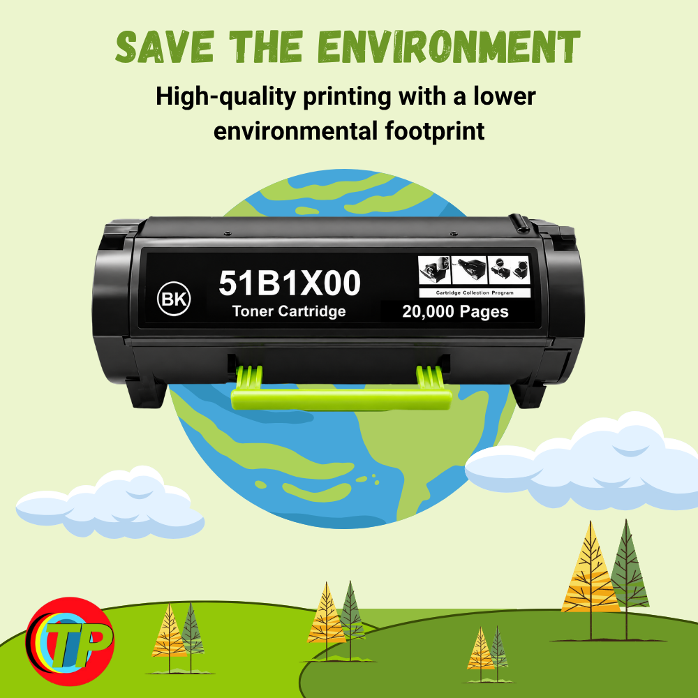 Compatible Lexmark 51B1X00 Toner Cartridge For MS517, MS617, MX517, MX617 Black 20000 Pages