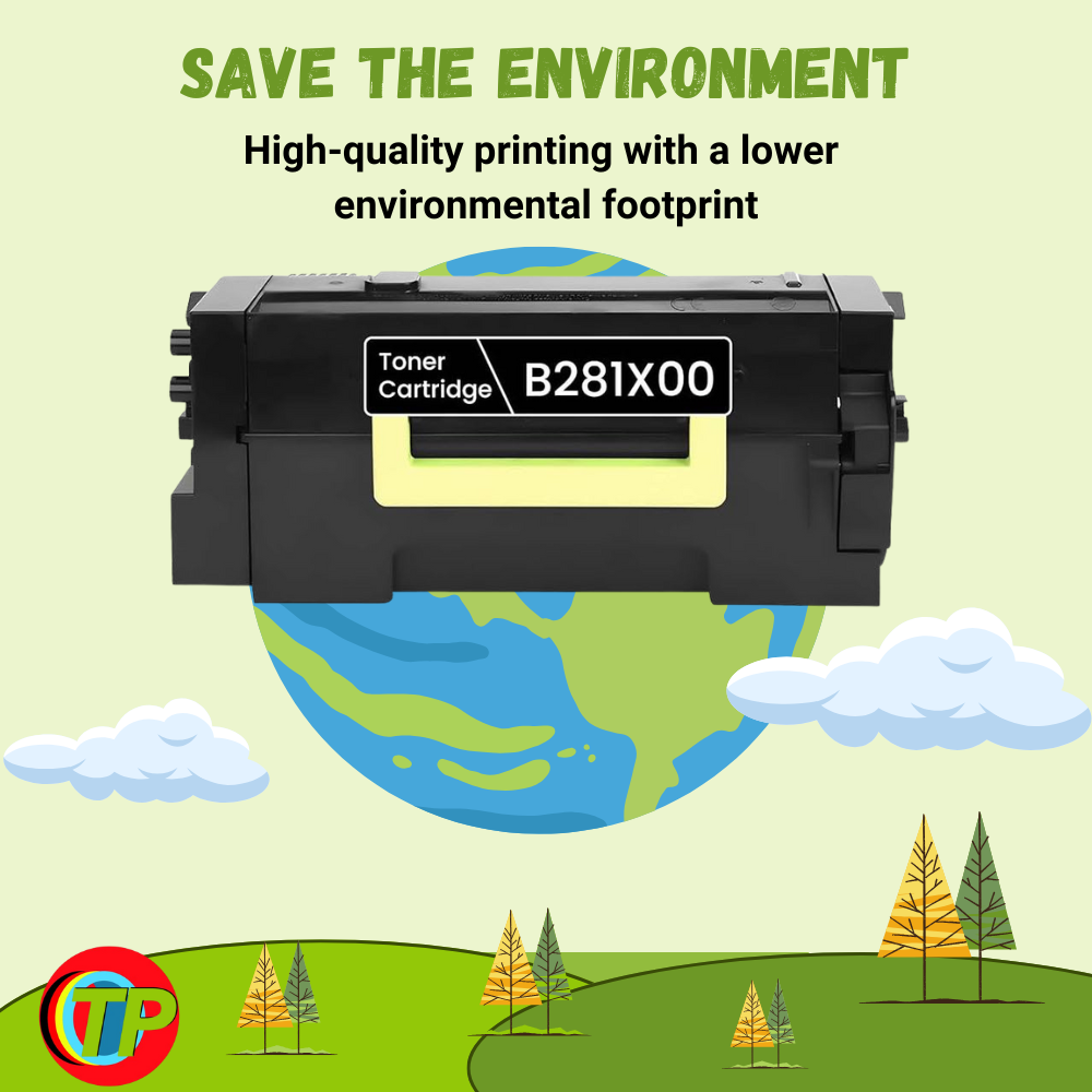 Compatible Lexmark B281X00 Toner Cartridge Black 30,000 Pages