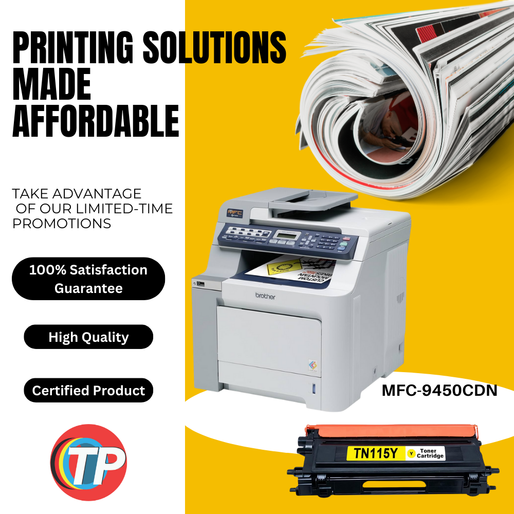 Compatible Brother TN-115Y, TN115 Toner Cartridge Yellow 4K