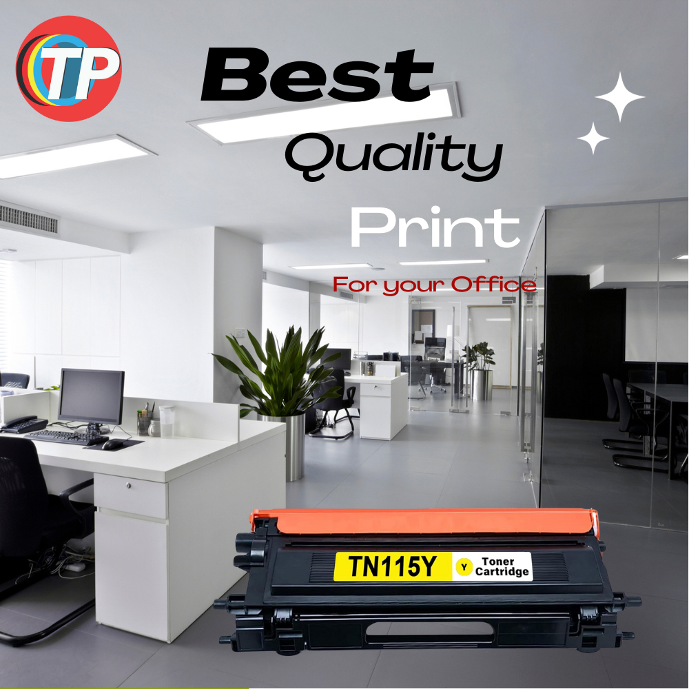 Compatible Brother TN-115Y, TN115 Toner Cartridge Yellow 4K
