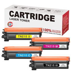 Compatible Brother TN-210 TN210 Toner Cartridges for BCYM Value Pack