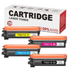 Compatible Brother TN-210 TN210 Toner Cartridges for BCYM Value Pack