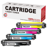 Compatible Brother TN221, TN225 Toner Cartridges BCYM Value Pack