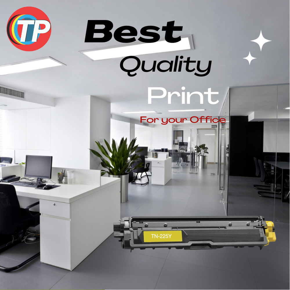 Compatible Brother TN225 Yellow Toner Cartridge 2200 Pages