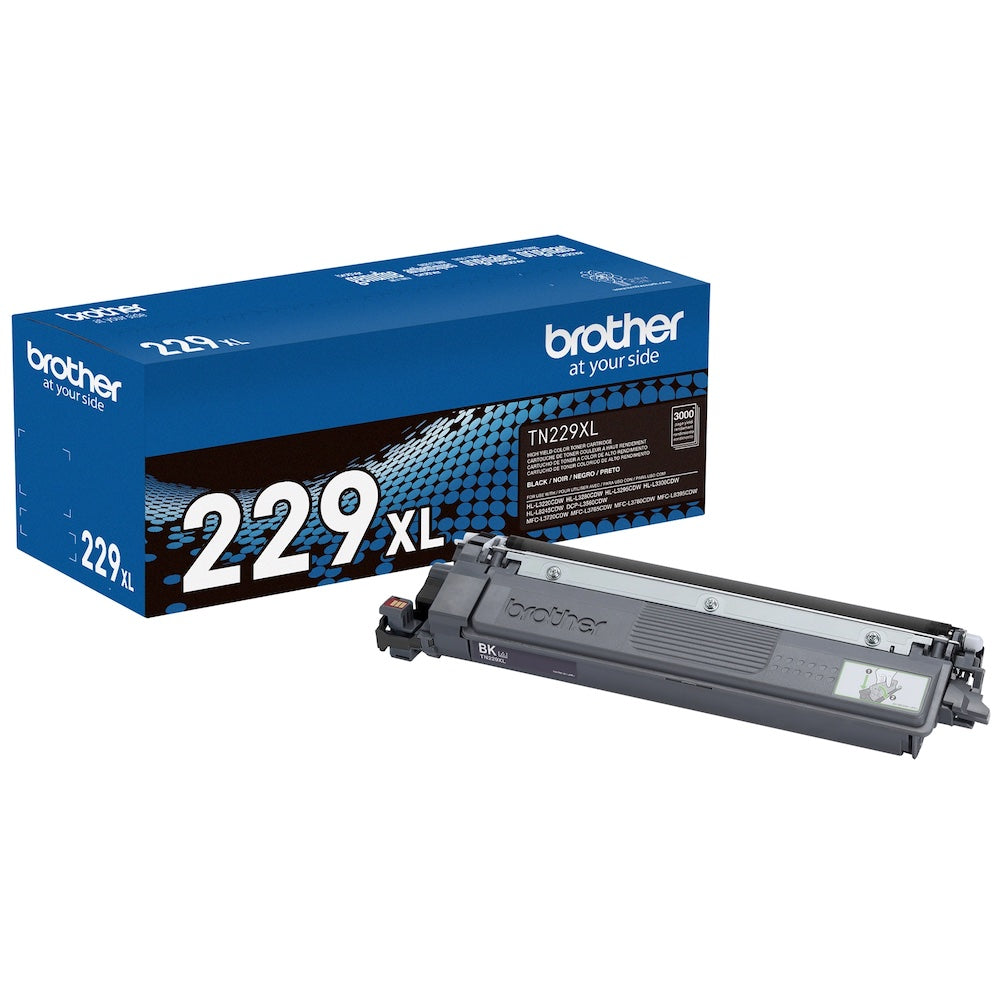 OEM Brother TN229XL, TN229XLBK Toner Cartridge High Yield Black 3000 Pages