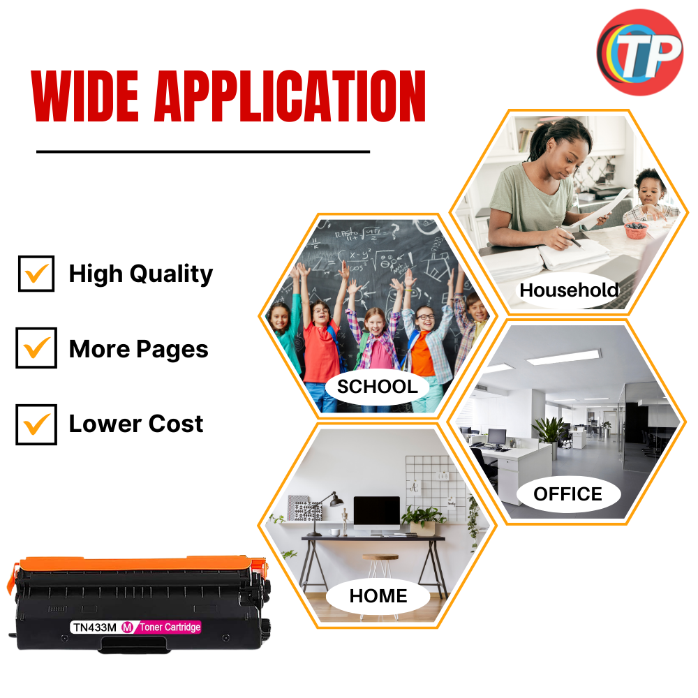 Compatible Brother TN433M Toner Cartridge Magenta 4K