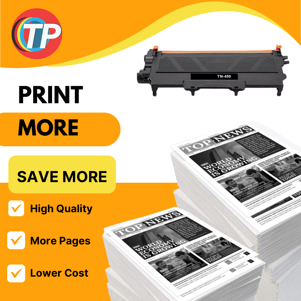 Compatible Brother TN450, TN-450 Toner Cartridge Black 2.6K