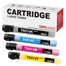 Compatible Konica Minolta TN-514K TN514K Toner Cartridges Value pack
