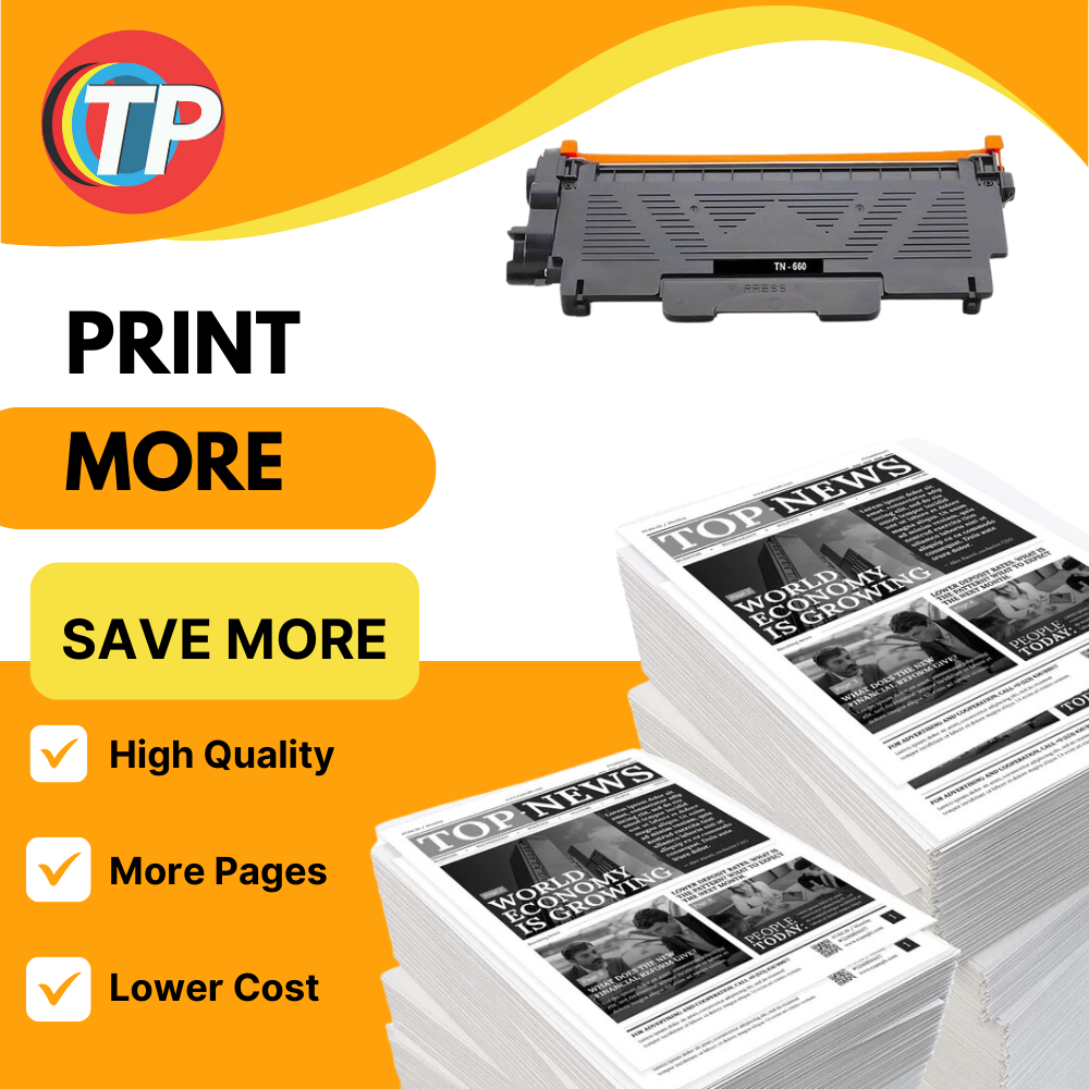 Compatible Brother TN-660 Toner Cartridge Black 2.6K