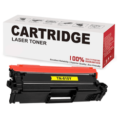 Compatible Brother TN810Y, TN-810Y Toner Cartridge Yellow 6500 Pages