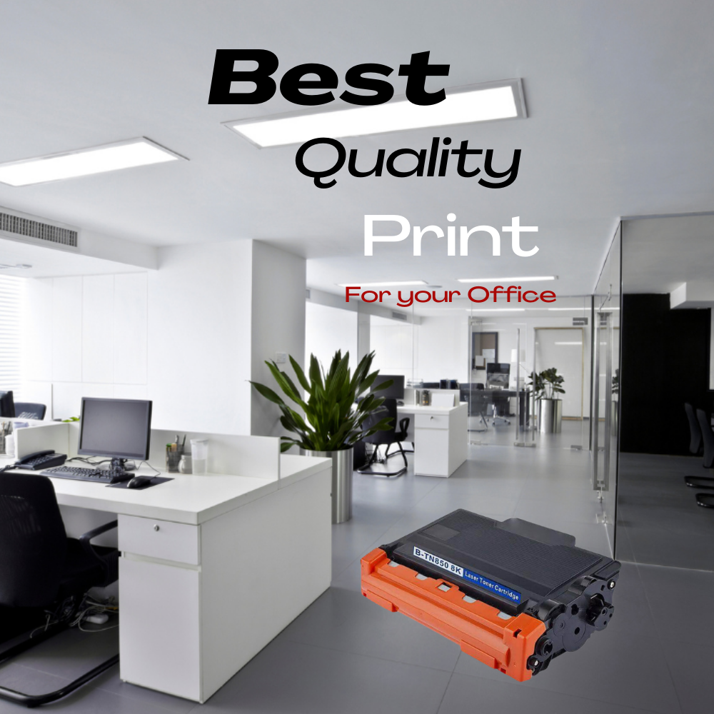 Compatible Brother TN850 Toner Cartridge Black 8.5K 2 Pack