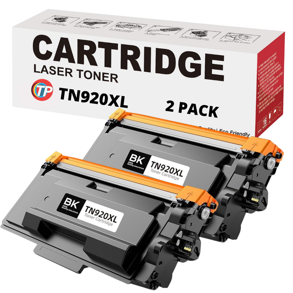 Compatible Brother TN920XL, TN-920XL Toner Cartridge 2 Pack 12000 Pages