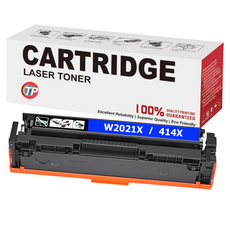 Compatible HP W2021X 414X Toner Cartridge Cyan 6K With Chip